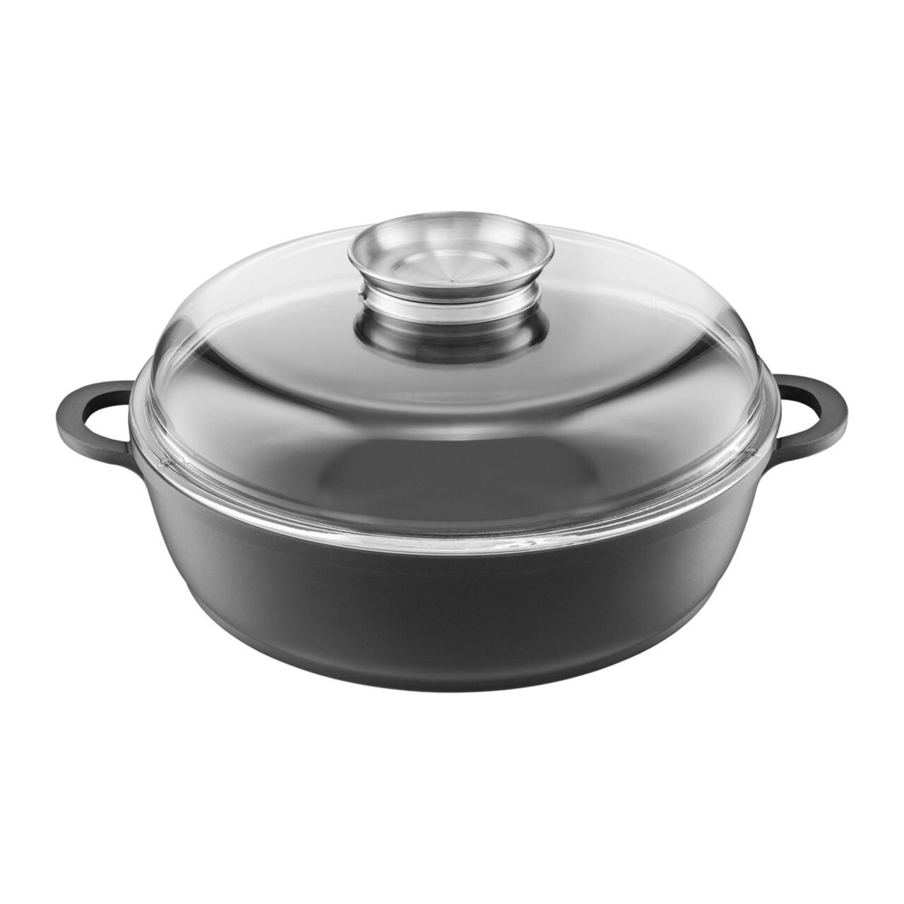 Tigaie adanca prajire cu capac Taurus, Ambition. 28 cm, aluminiu turnat, invelis teflon Platinum Plus - imagine 5